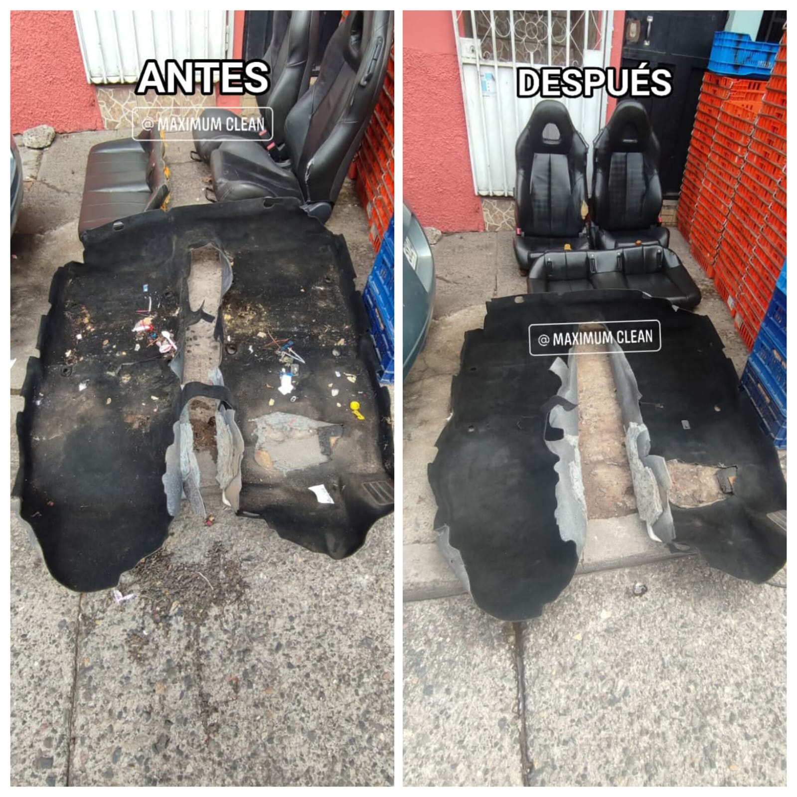 Desmontaje de Alfombra de Piso