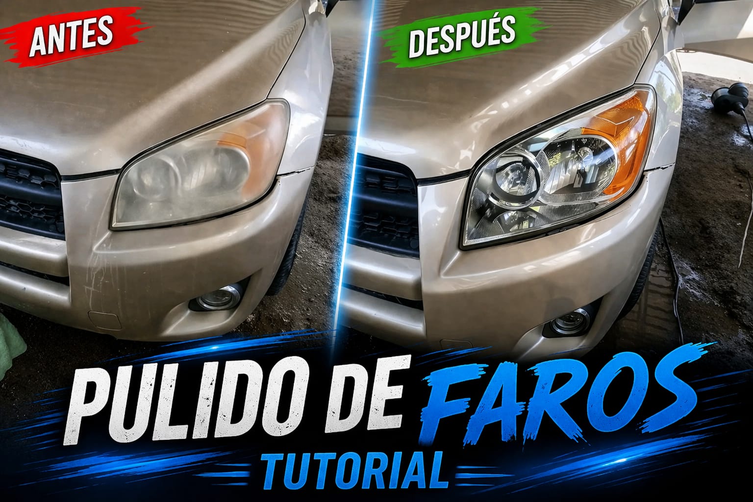 Cómo pulir faros correctamente