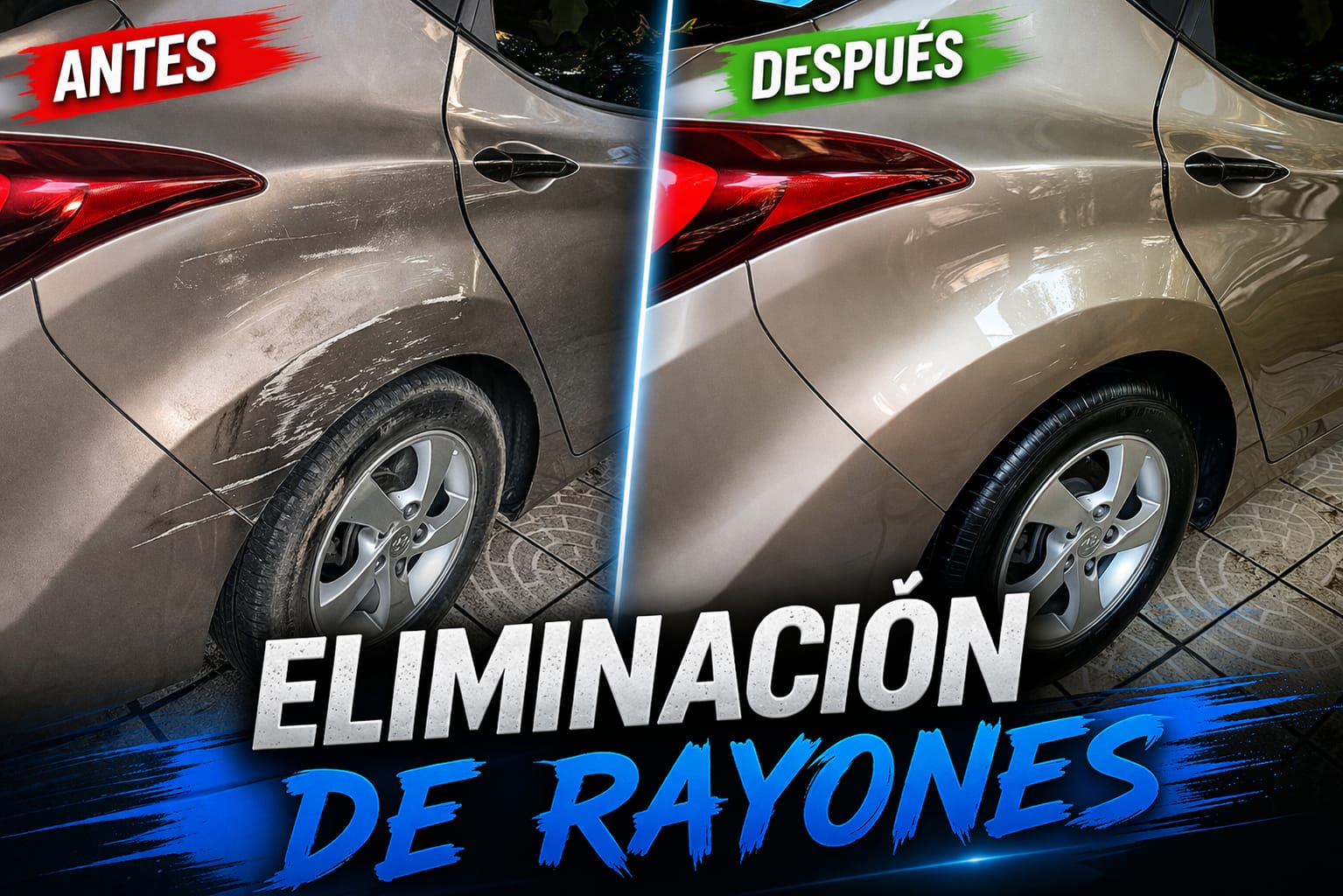 Eliminación de rayones