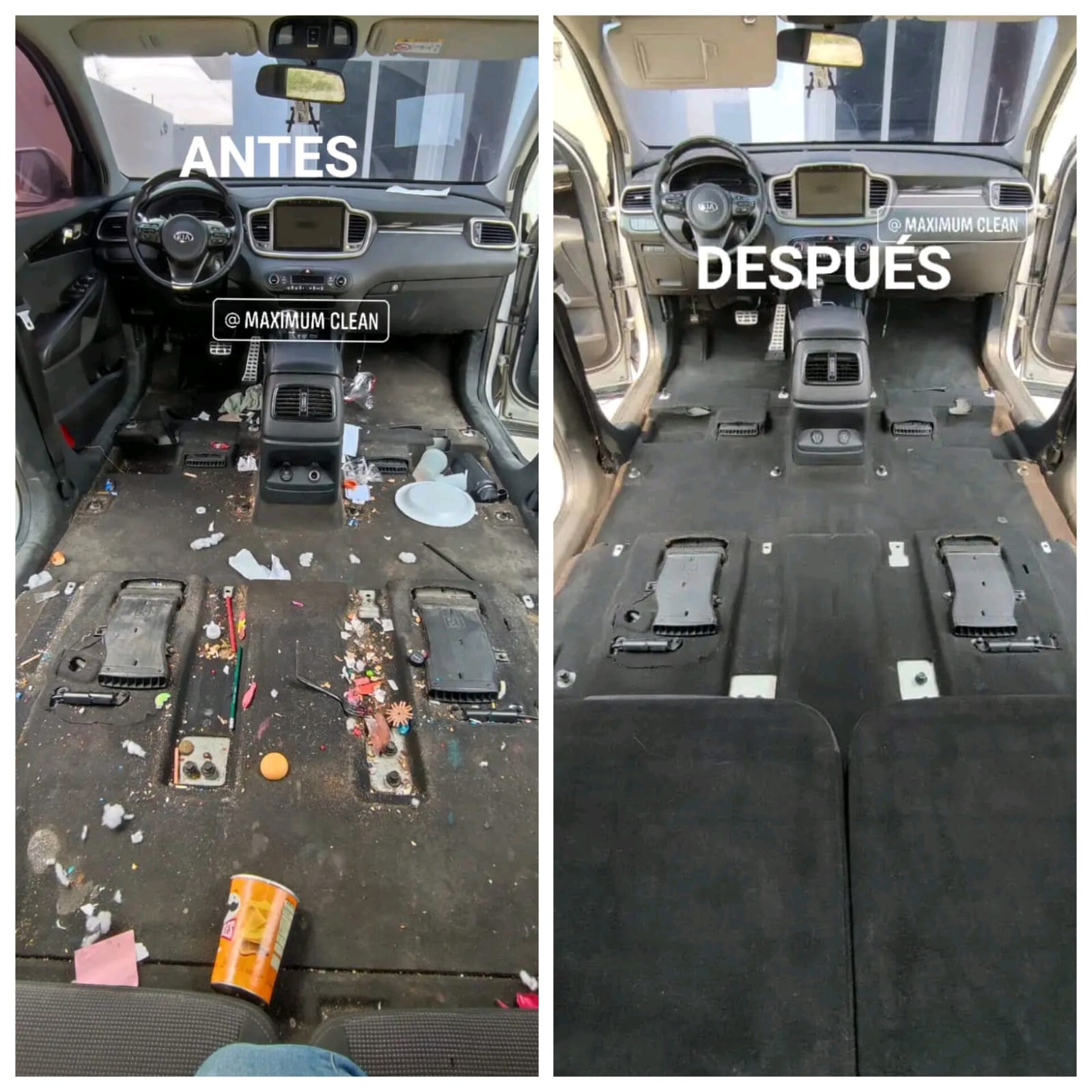 Shampuseado completo interior